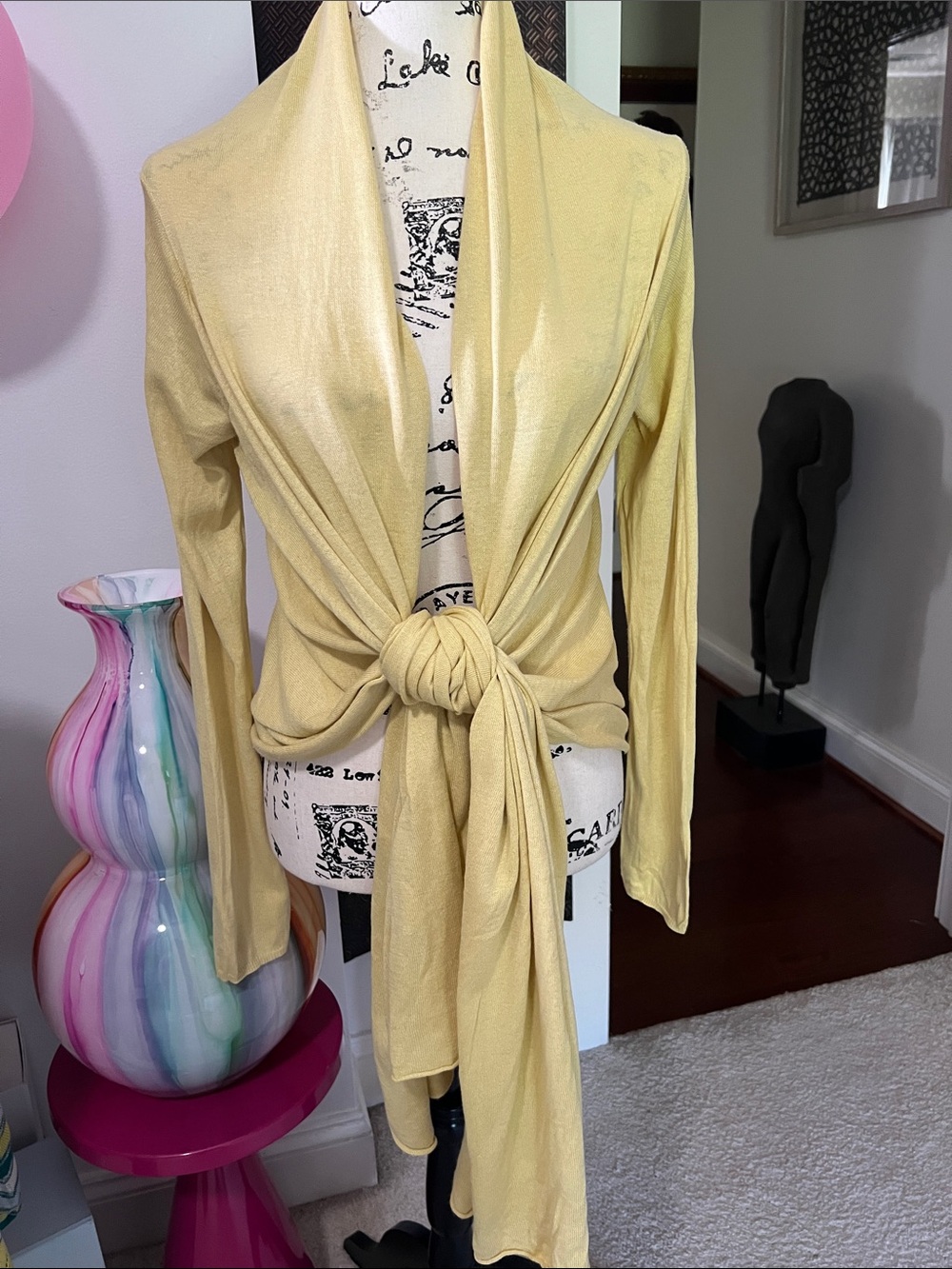 DKNY Linen Tie-Front Wrap!